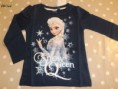 T-shirt manches longues Reine des Neiges Bleu marine 